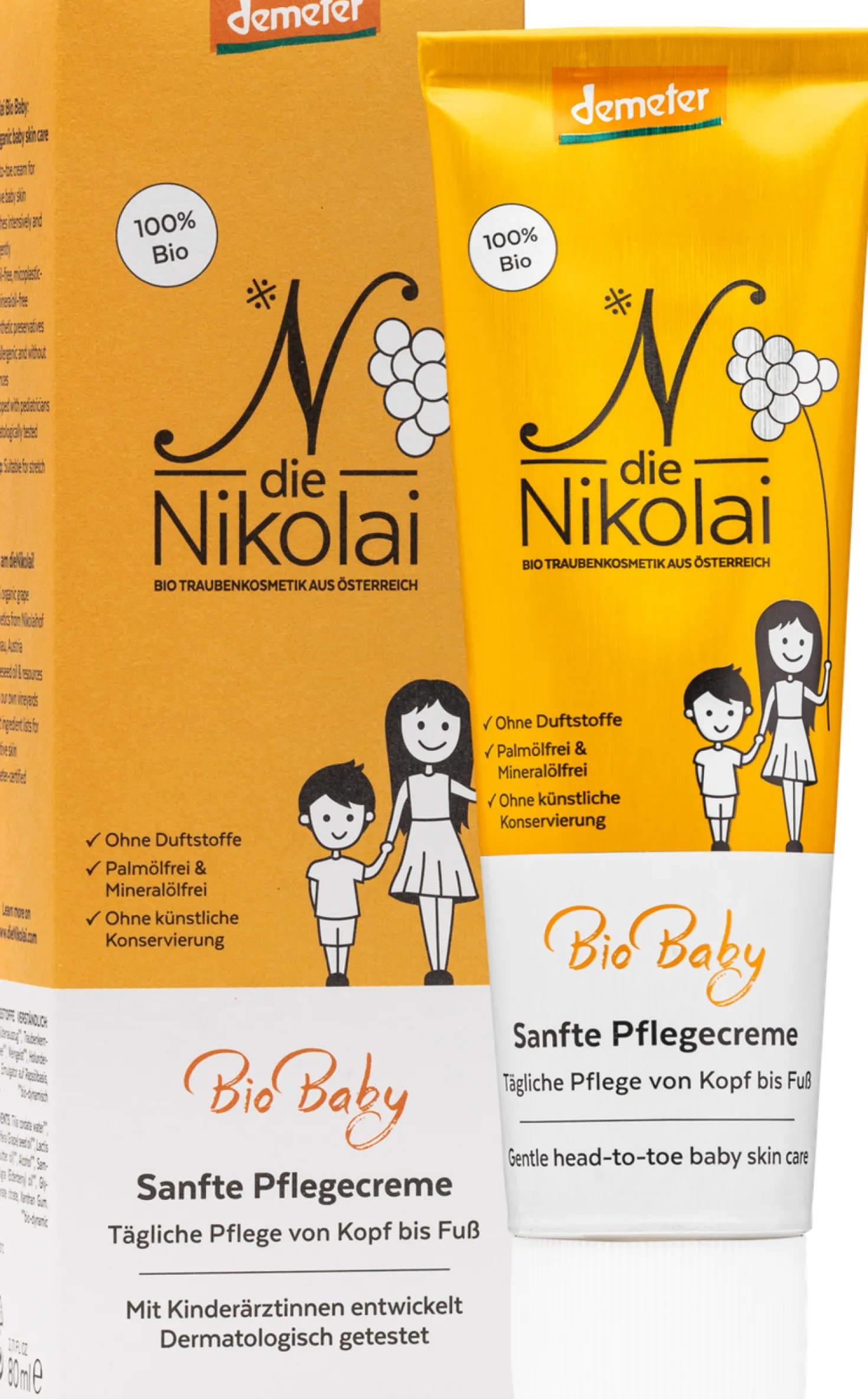 Bio-Baby Crema Biologica Delicata, 80 ml