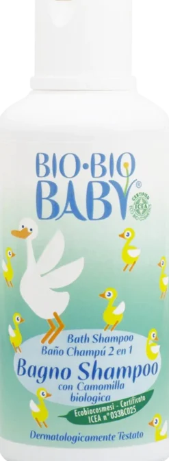 Bio-Bio Baby Bagno Shampoo 2in1 con Camomilla , 500 ml