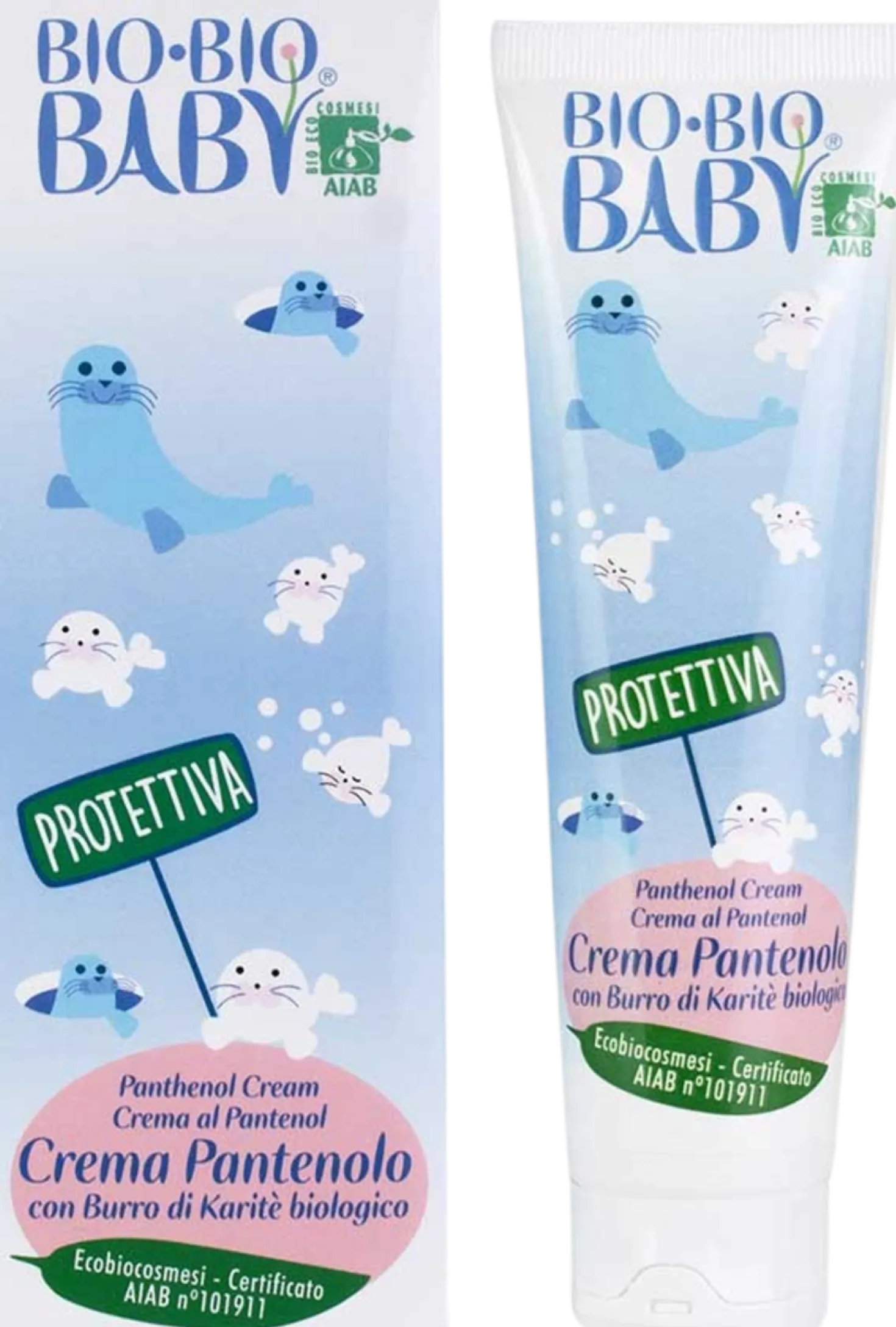 Bio-Bio Baby Crema Protettiva al Pantenolo, 100 ml