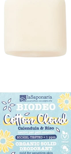 BIODEO Deodorante Solido Cotton Cloud, 40 ml