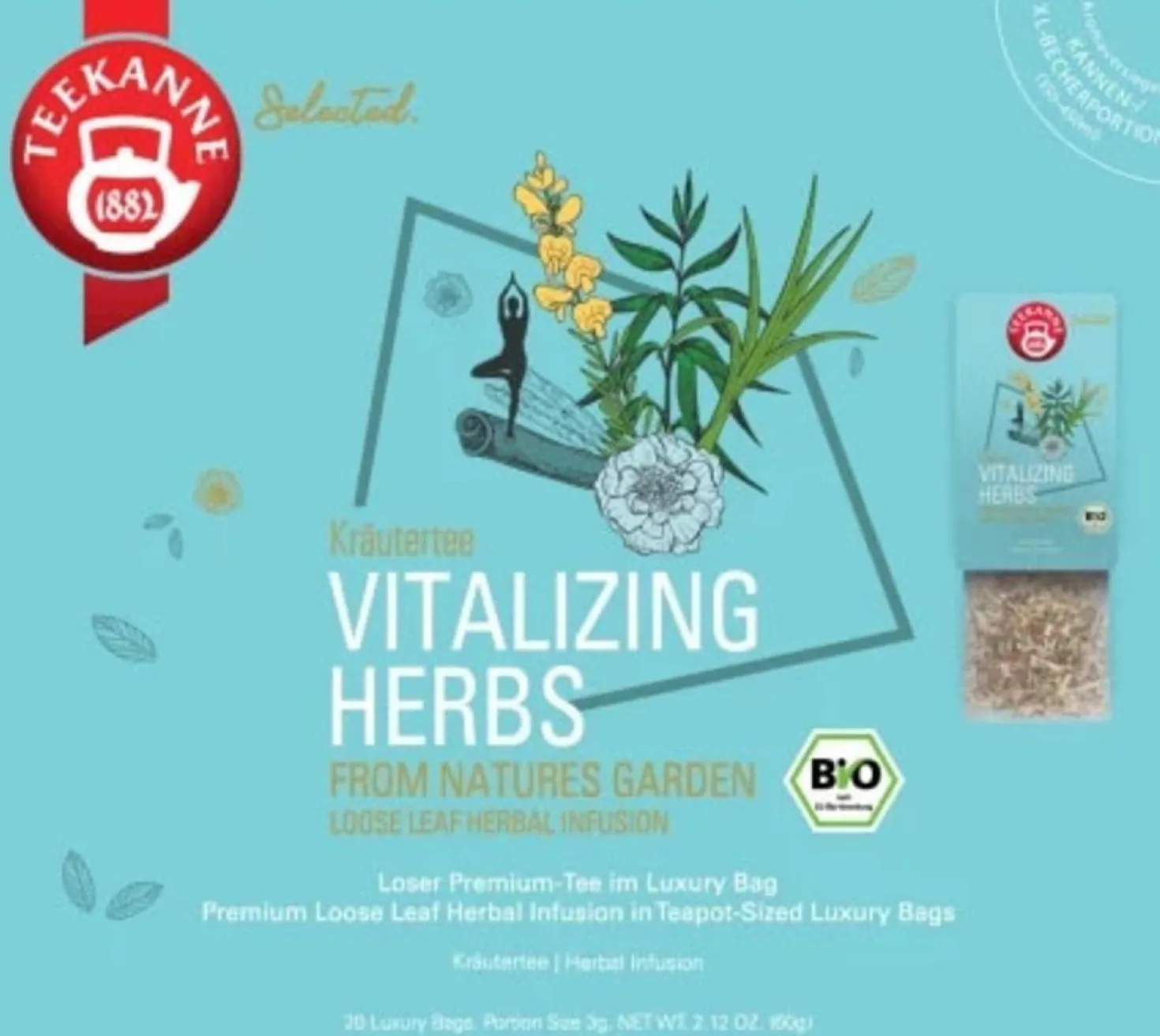 Bio Luxury Bag - Vitalizing Herbs, 20 bustine (60 g)