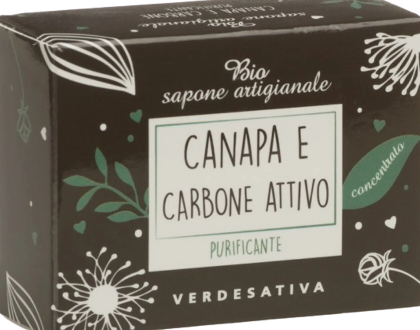 Biosapone Concentrato Canapa e Carbone, 100 g