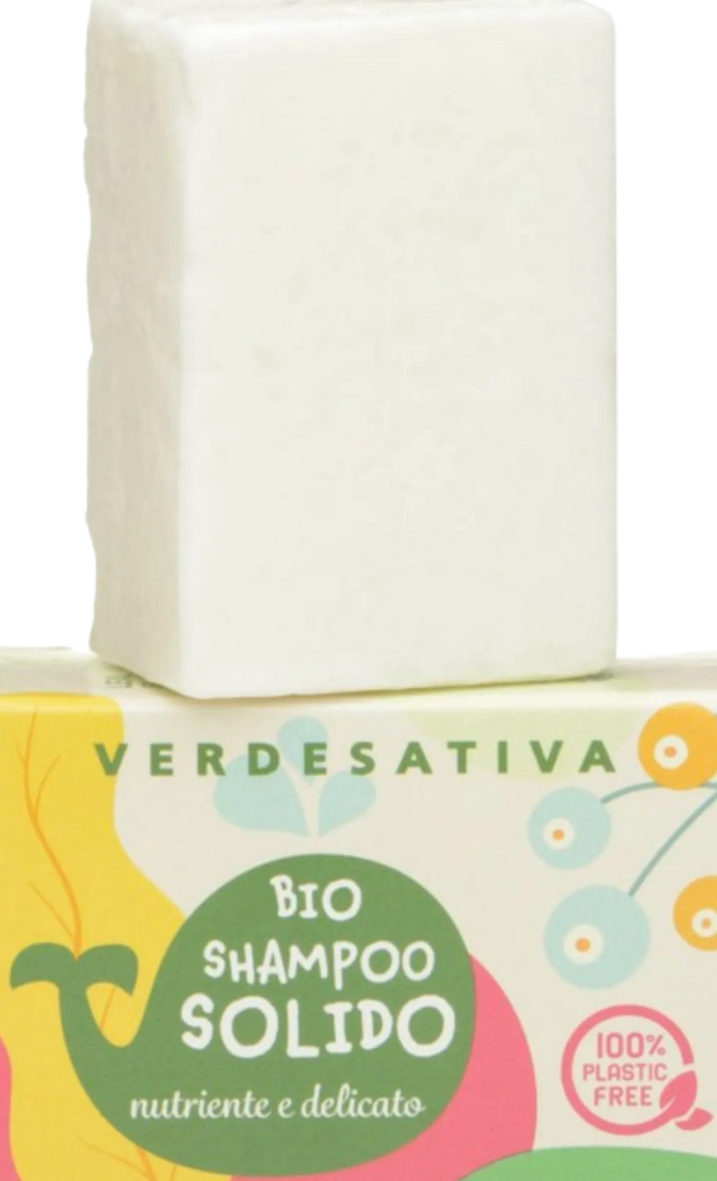 Bio Shampoo Solido Nutriente e Biodegradabile, 55 g