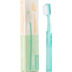 Bio&Smile - Spazzolino in Fibra Vegetale per Bambini, verde