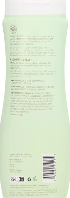 Blooming Belly Natural Body Wash Argan, 473 ml