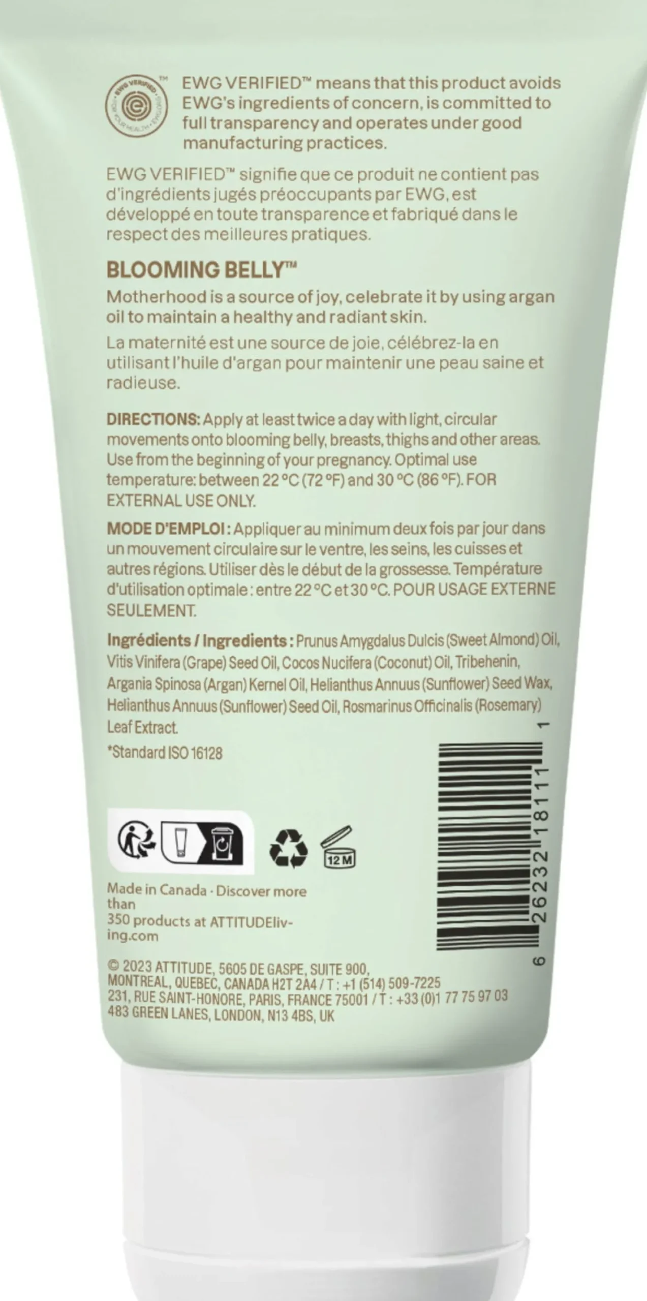 Blooming Belly Stretch Oil Almond & Argan, 150 ml