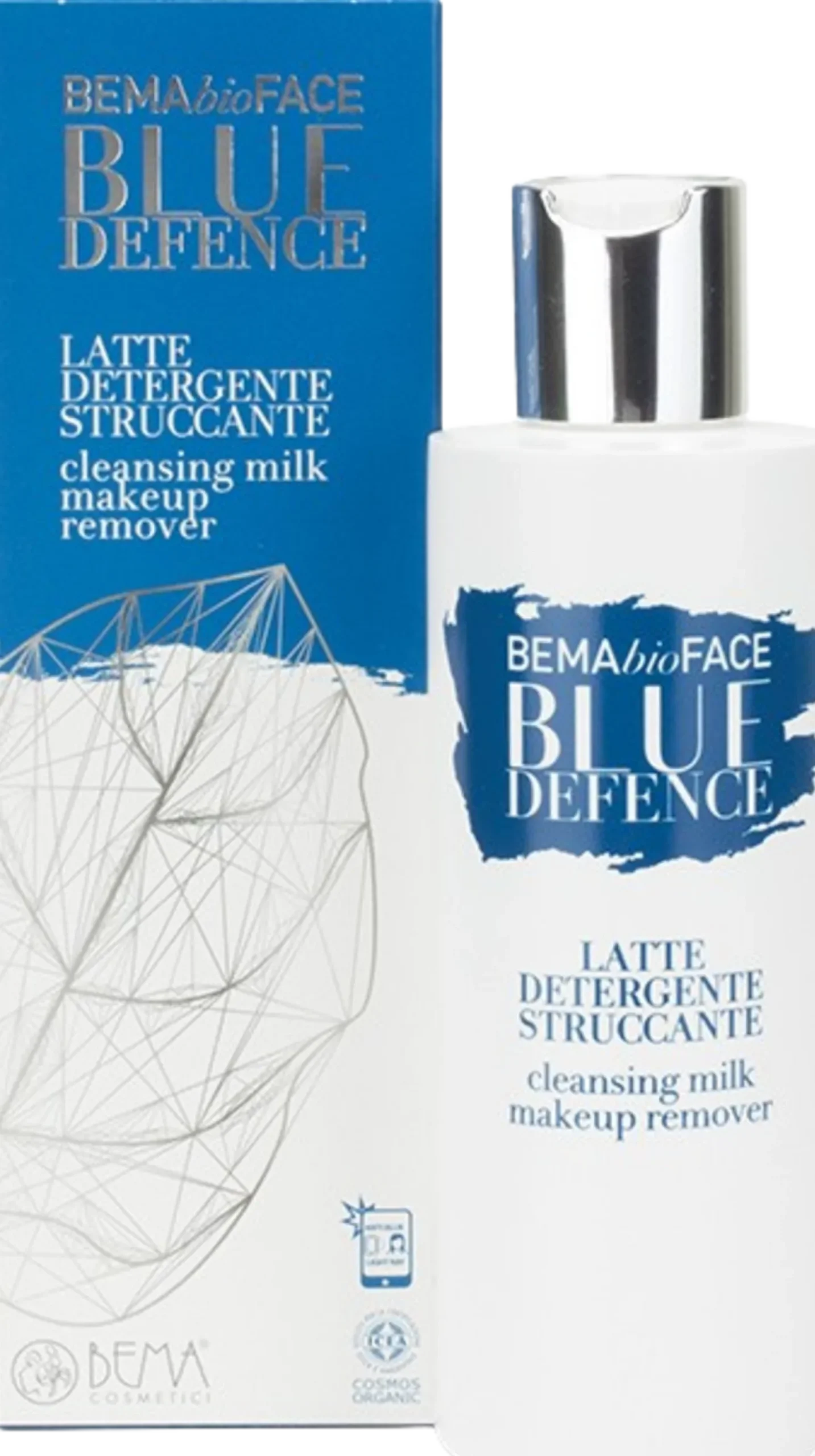 Blue Defence Latte Detergente Struccante, 200 ml