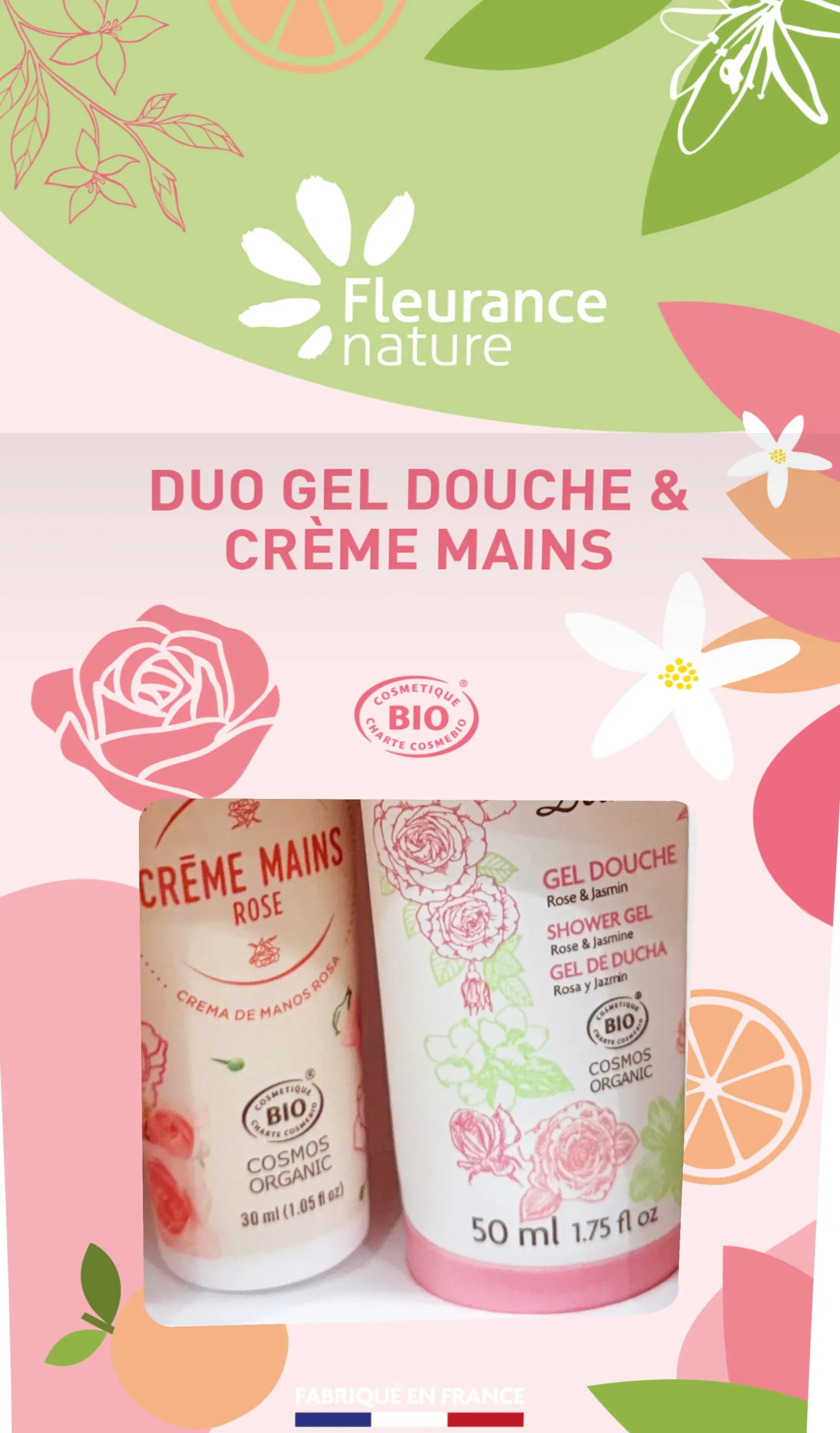 Body & Hands Gift Set, Rose