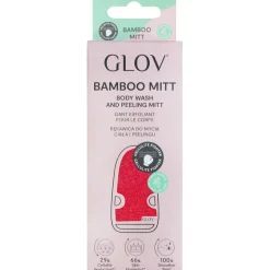 Body Wash & Peeling Mitt, Pink