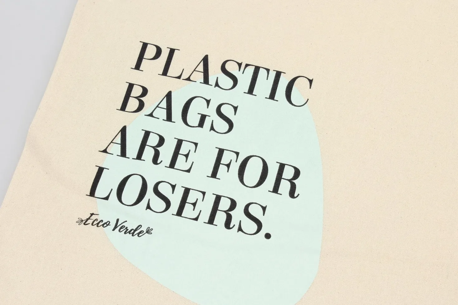 Borsa in Cotone "No Plastic"