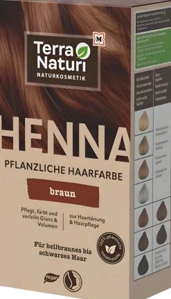 Brown Henna Plant-based Hair Dye, 100 g