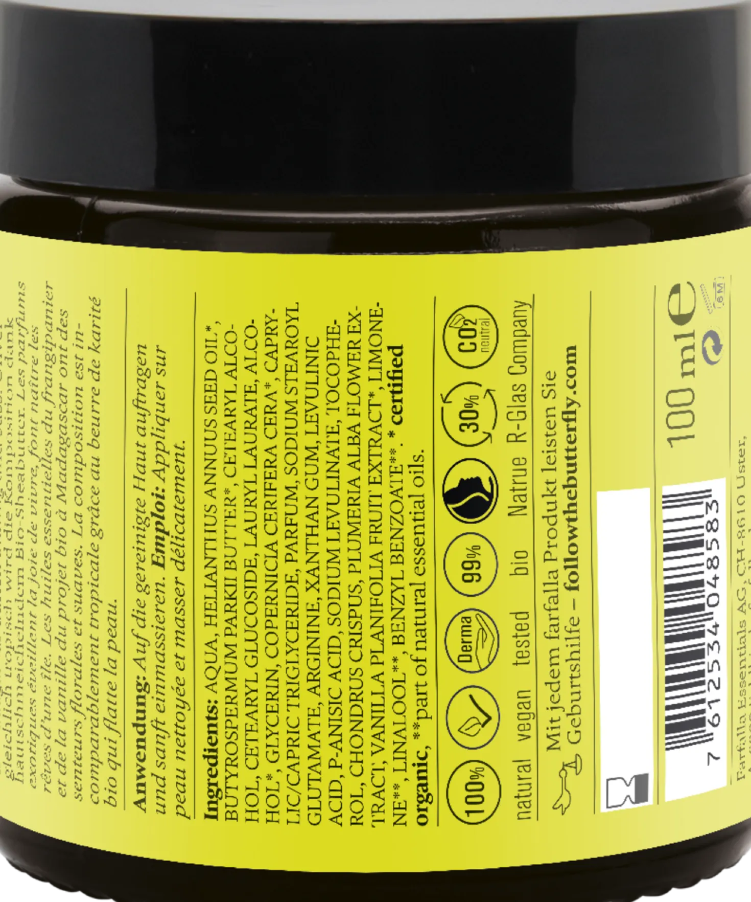 Burro Corpo Madagascar, 100 ml