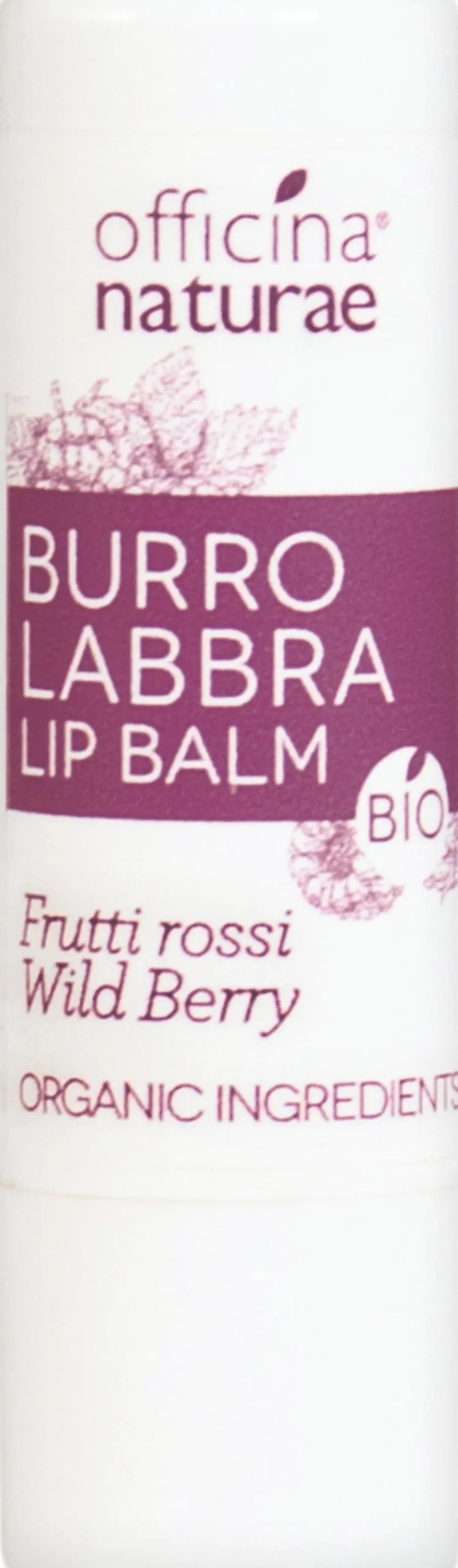 Burro Labbra Bio Frutti Rossi, 5 g