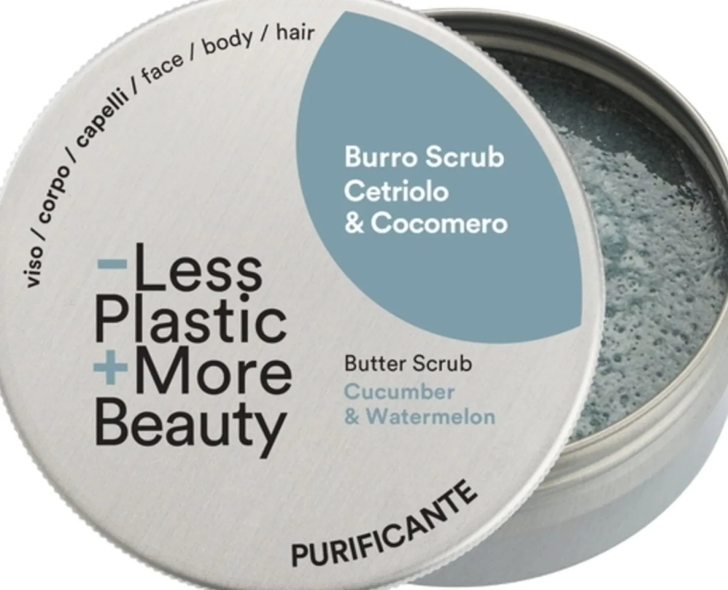 Burro Scrub Stimolante, Cetriolo & Cocomero (200 ml)