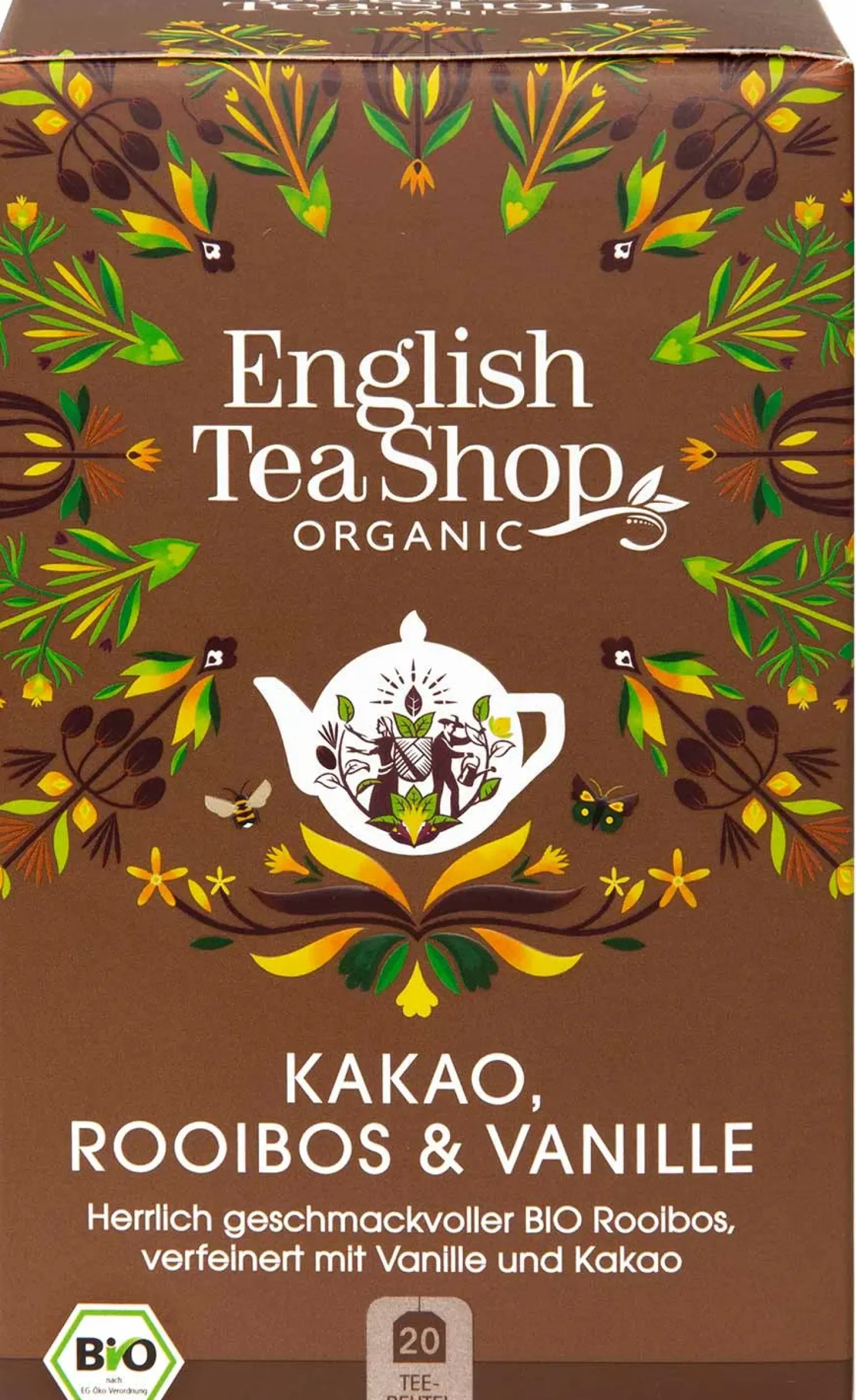 Cacao, Rooibos e Vaniglia, Bio, 20 bustine