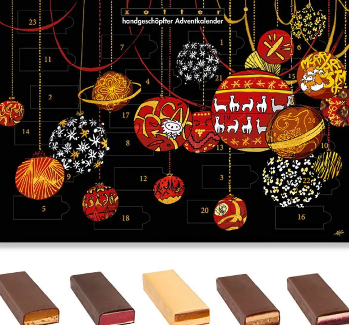 Calendario dell'Avvento Organic Handmade, 480 g