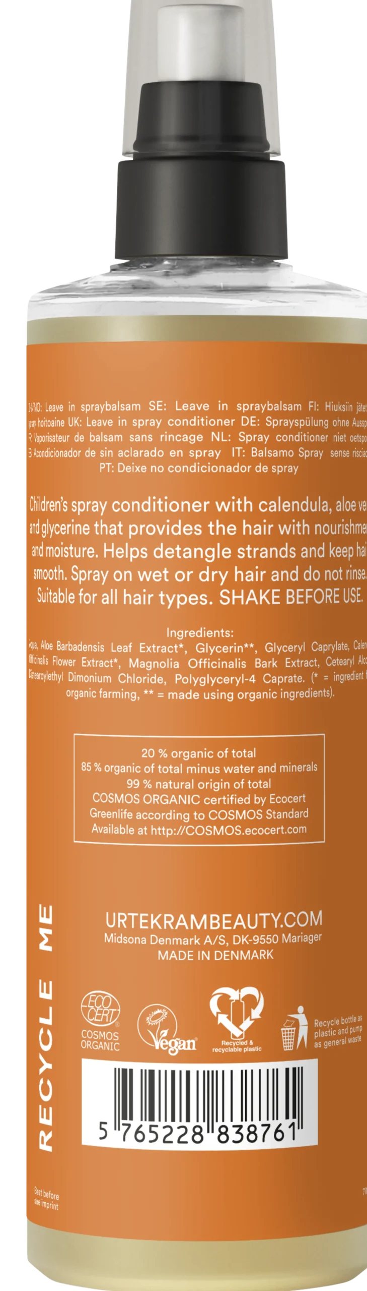 Calendula Children's Spray Conditioner, 250 ml