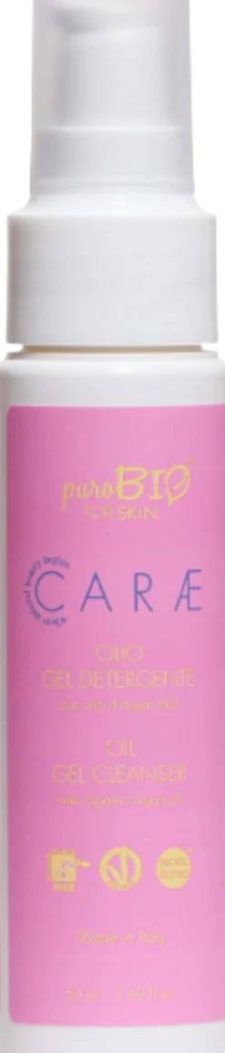 CARÆ Olio Gel Detergente con Argan Bio, 50 ml