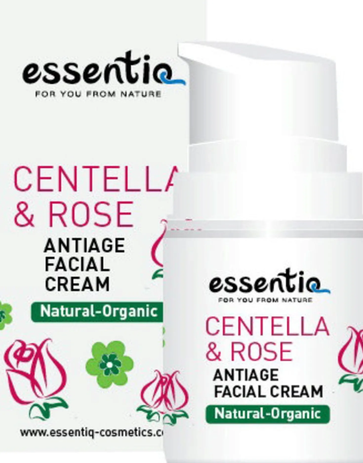 Centella & Rose Antiage Facial Cream, 50 ml