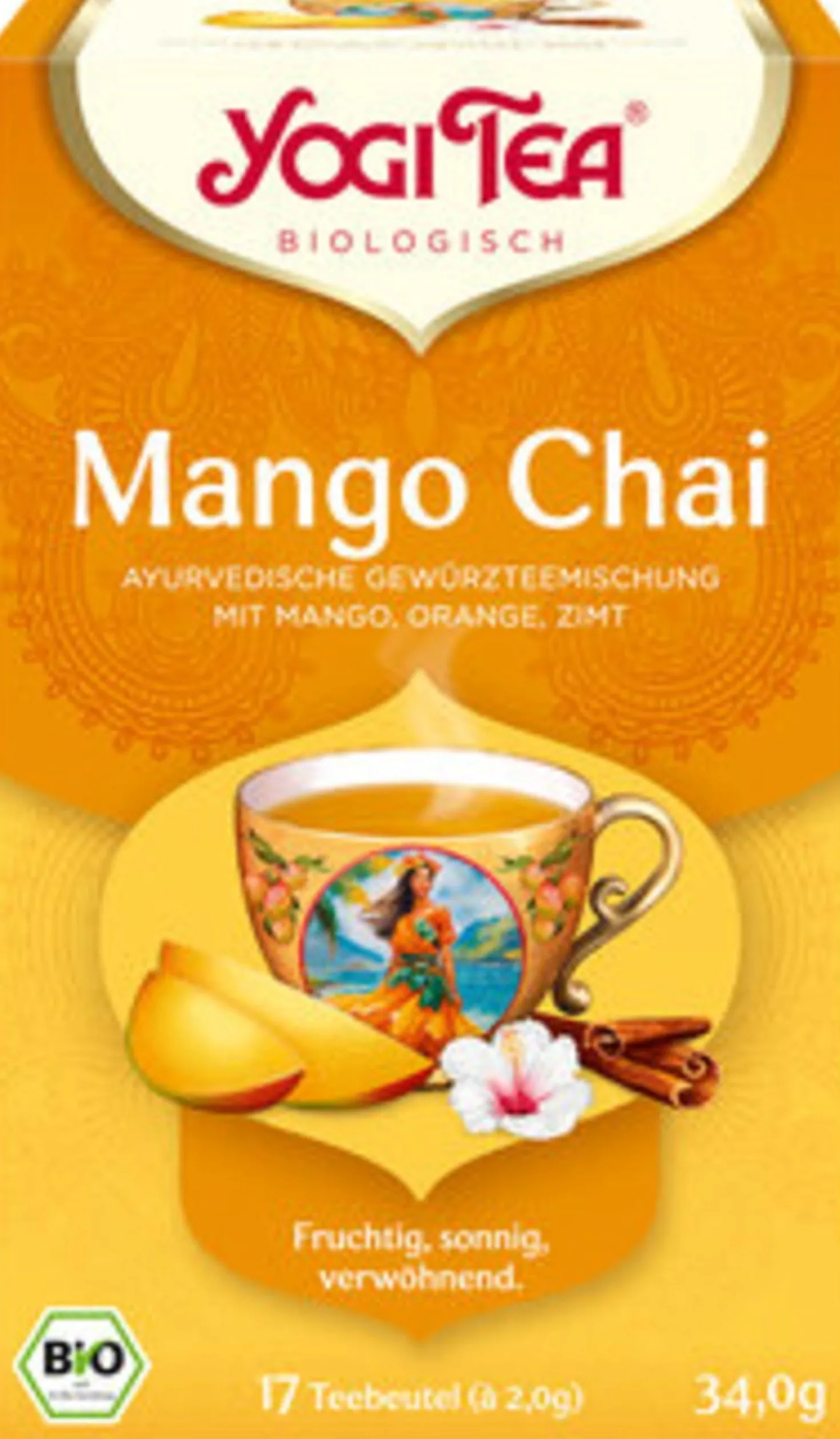 Chai Mango Bio, 17 bustine (34 g)