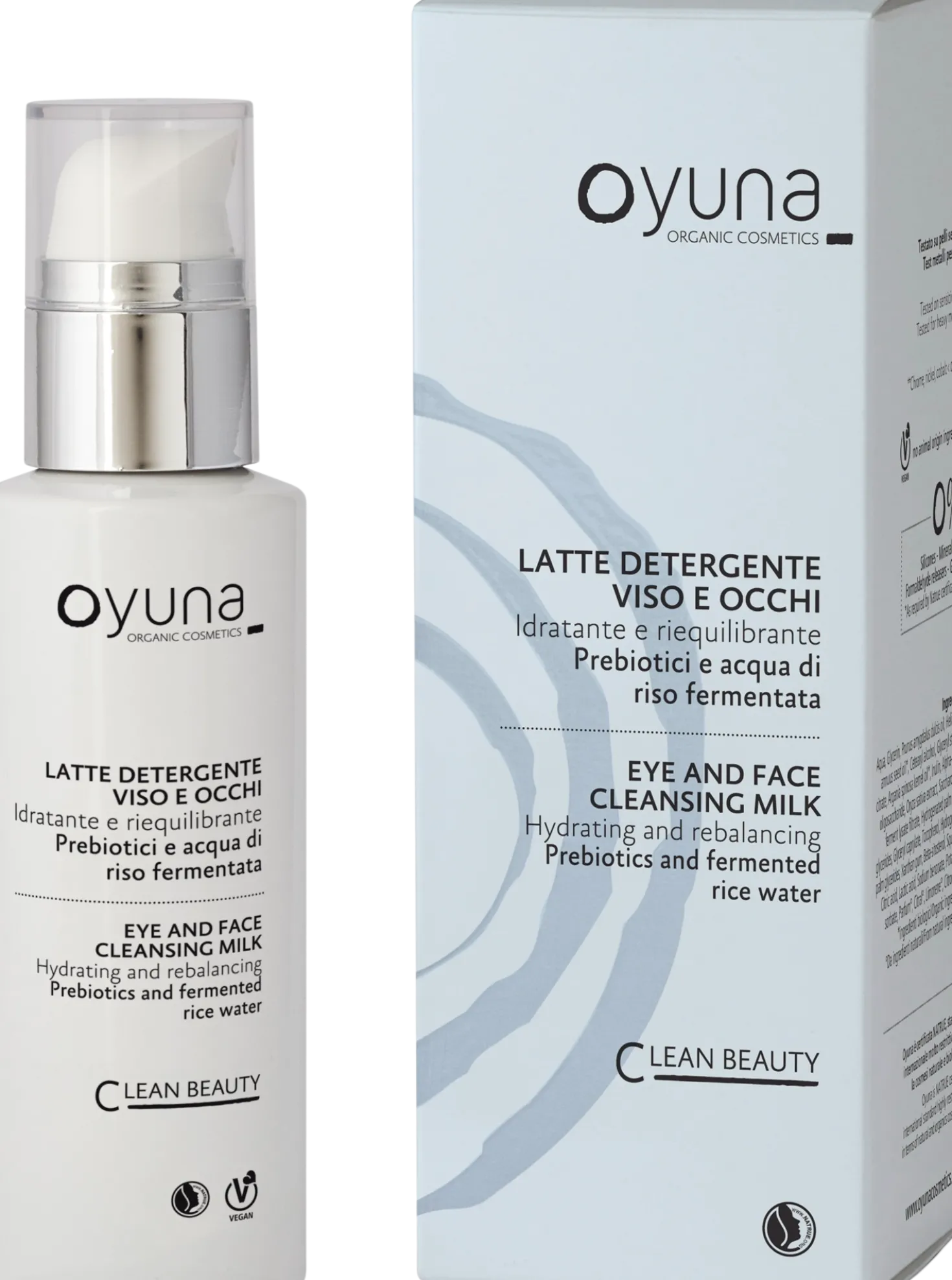Clean Beauty Latte Detergente Viso e Occhi, 150 ml