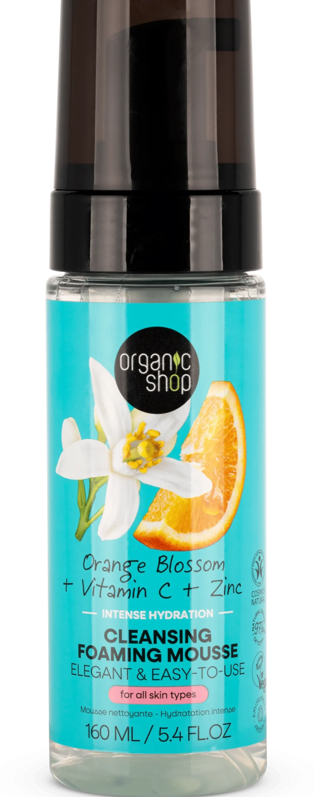 Cleansing Foaming Mousse Orange Blossom, 160 ml