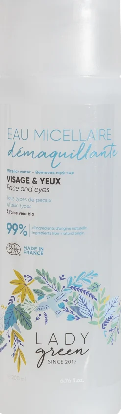 Cleansing Micellar Water for Face & Eyes, 200 ml