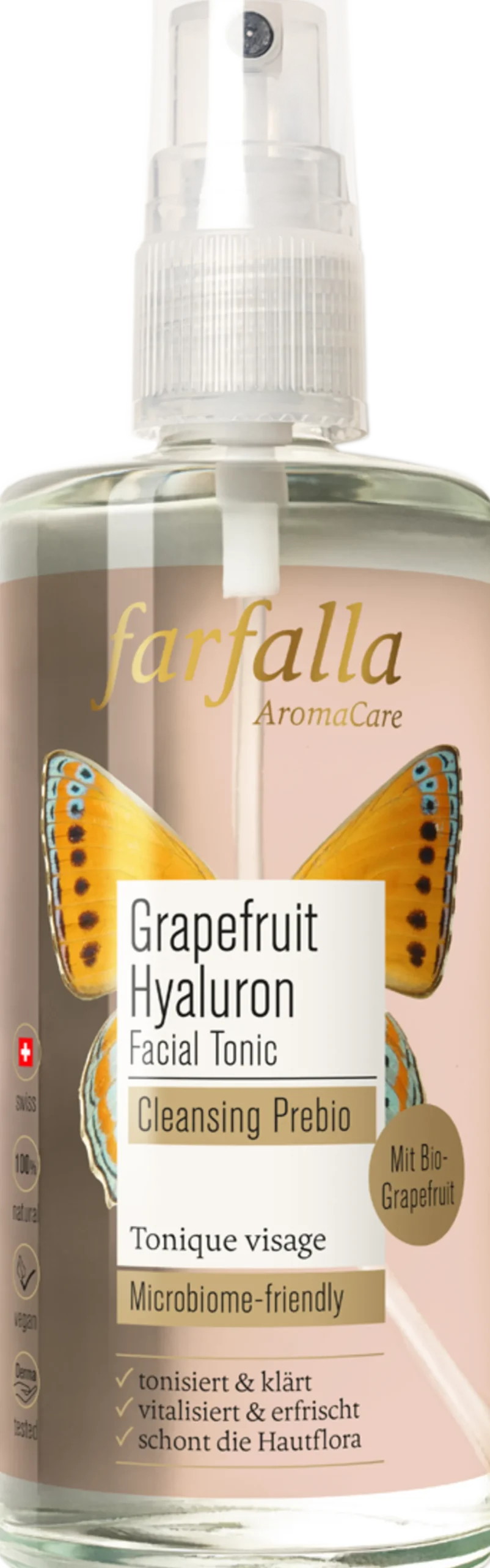 Cleansing Prebio Grapefruit Hyaluron Facial Tonic, 100 ml