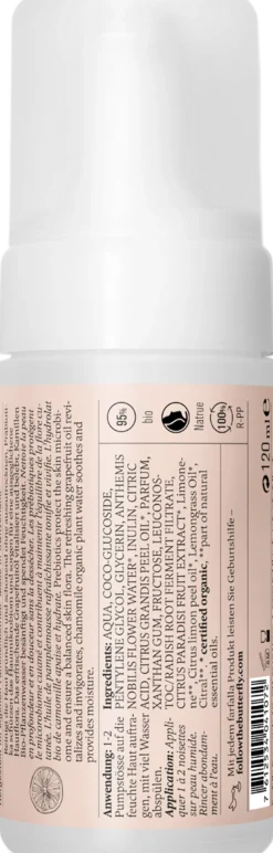 Cleansing Prebio Grapefruit Soft Cleansing Foam, 120 ml