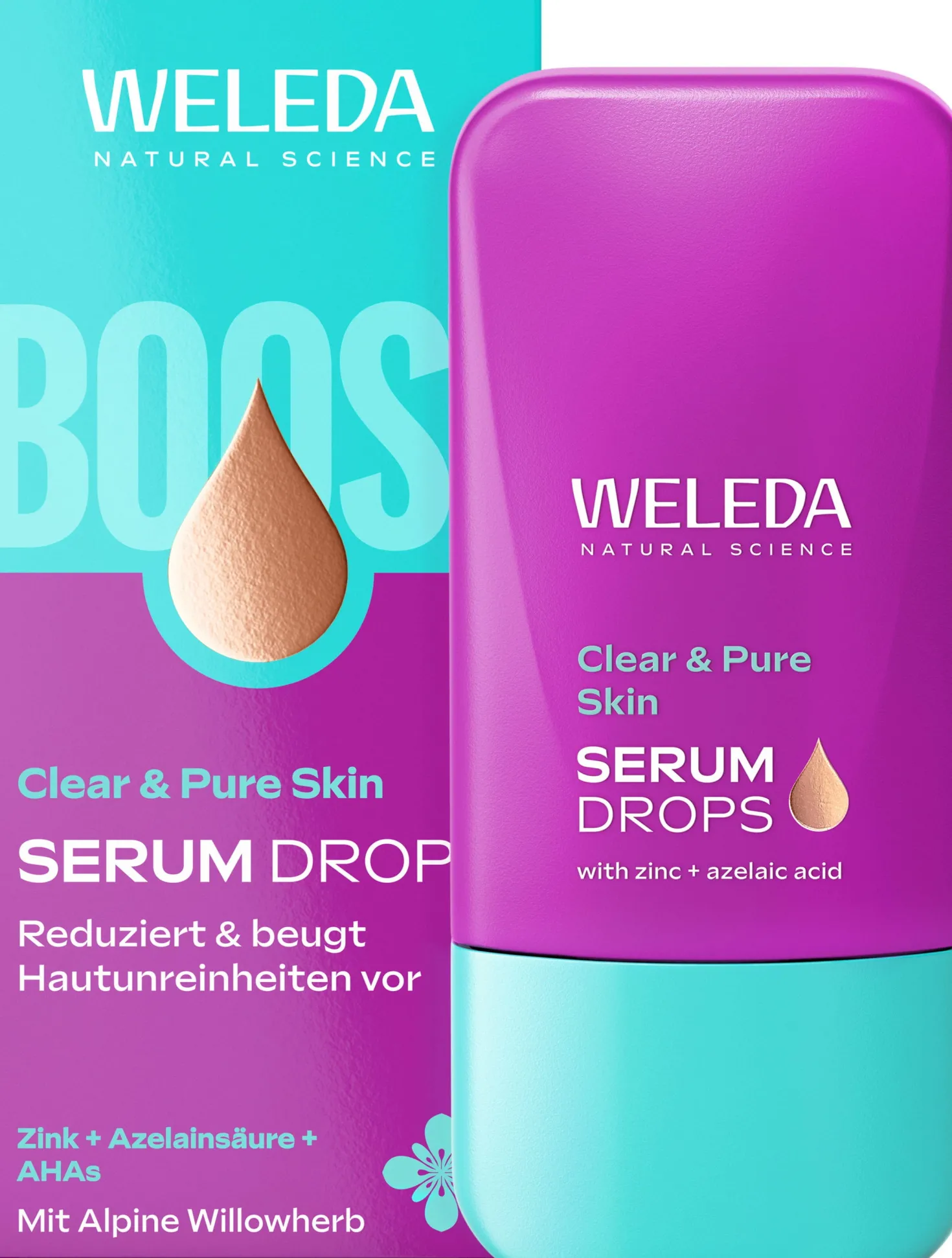 Clear & Pure Skin Serum Booster Drops, 30 ml