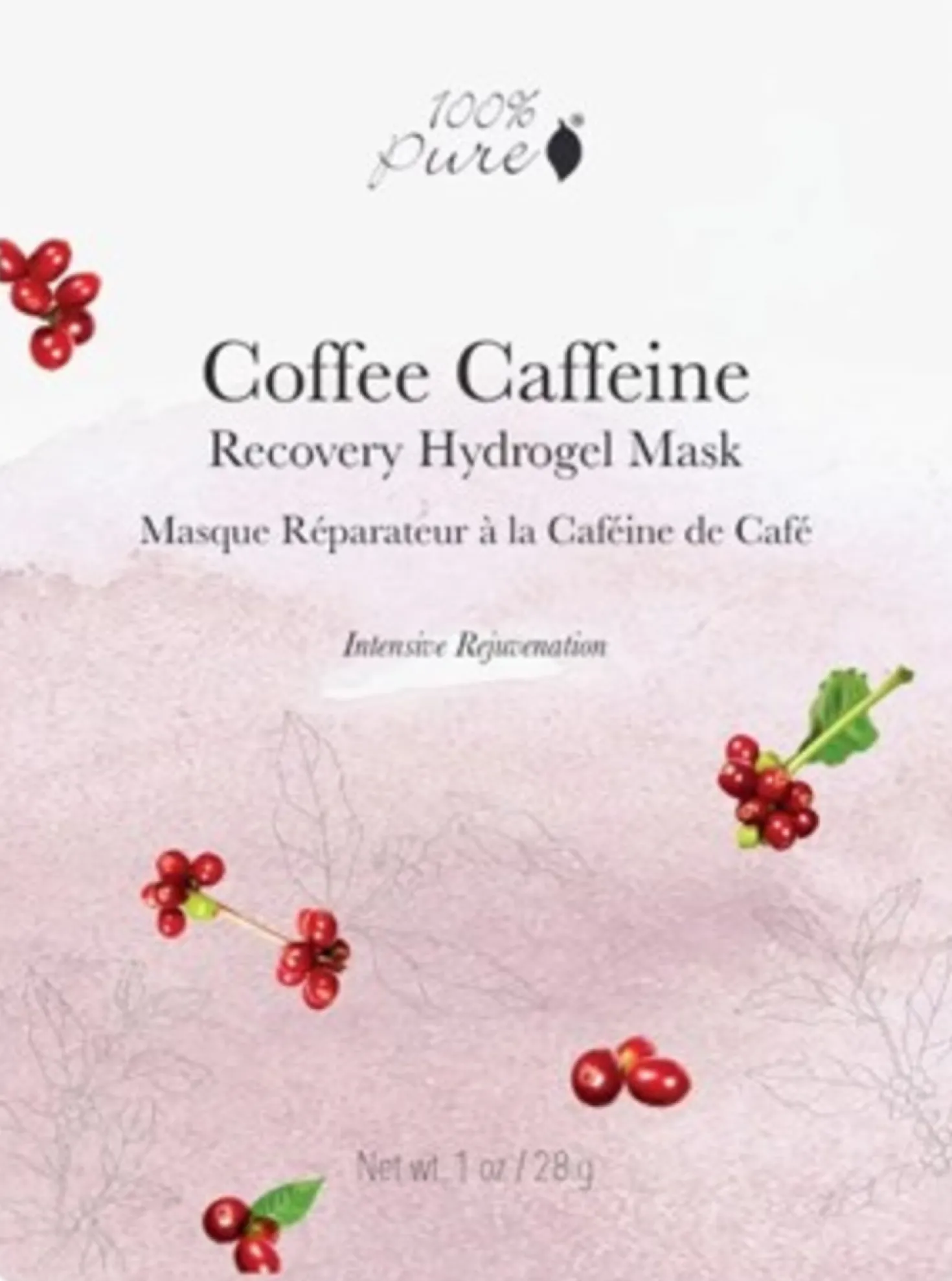 Coffee Caffeine Recovery Hydrogel Mask, 1 Pezzo (28 g)