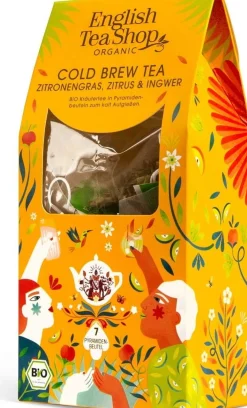 Cold Brew Tea Bio - Citronella, Agrumi e Zenzero, 7 bustine piramidali (21 g)