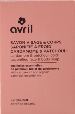 Cold Saponified Face & Body Soap, Cardamome & Patchouli (100 g)