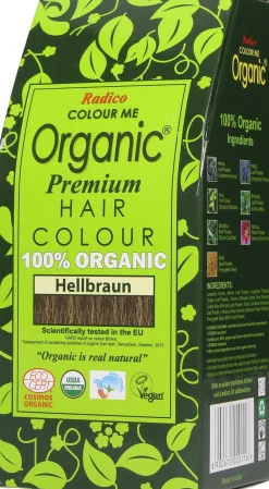 Colorante Vegetale per Capelli Light Brown, 100 g