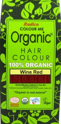 Colorante Vegetale per Capelli Wine Red, 100 g