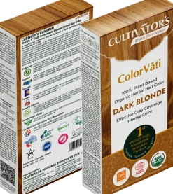 ColorVãti Organic Herbal Hair Color - 04 Dark Blonde, 100 g