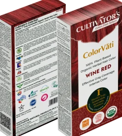 ColorVãti Organic Herbal Hair Color - 11 Wine Red, 100 g