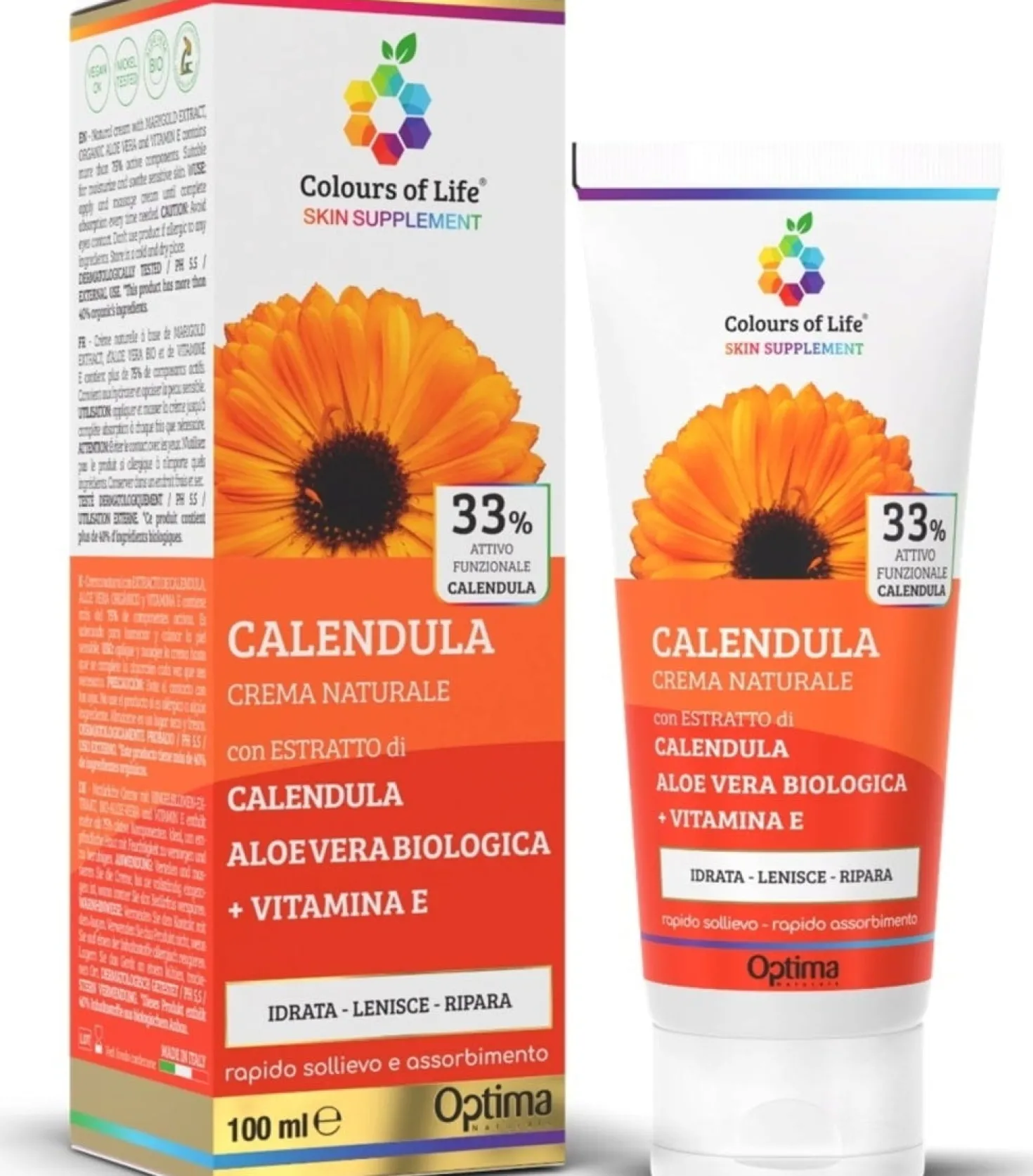 Colours of Life - Crema alla Calendula, 100 ml