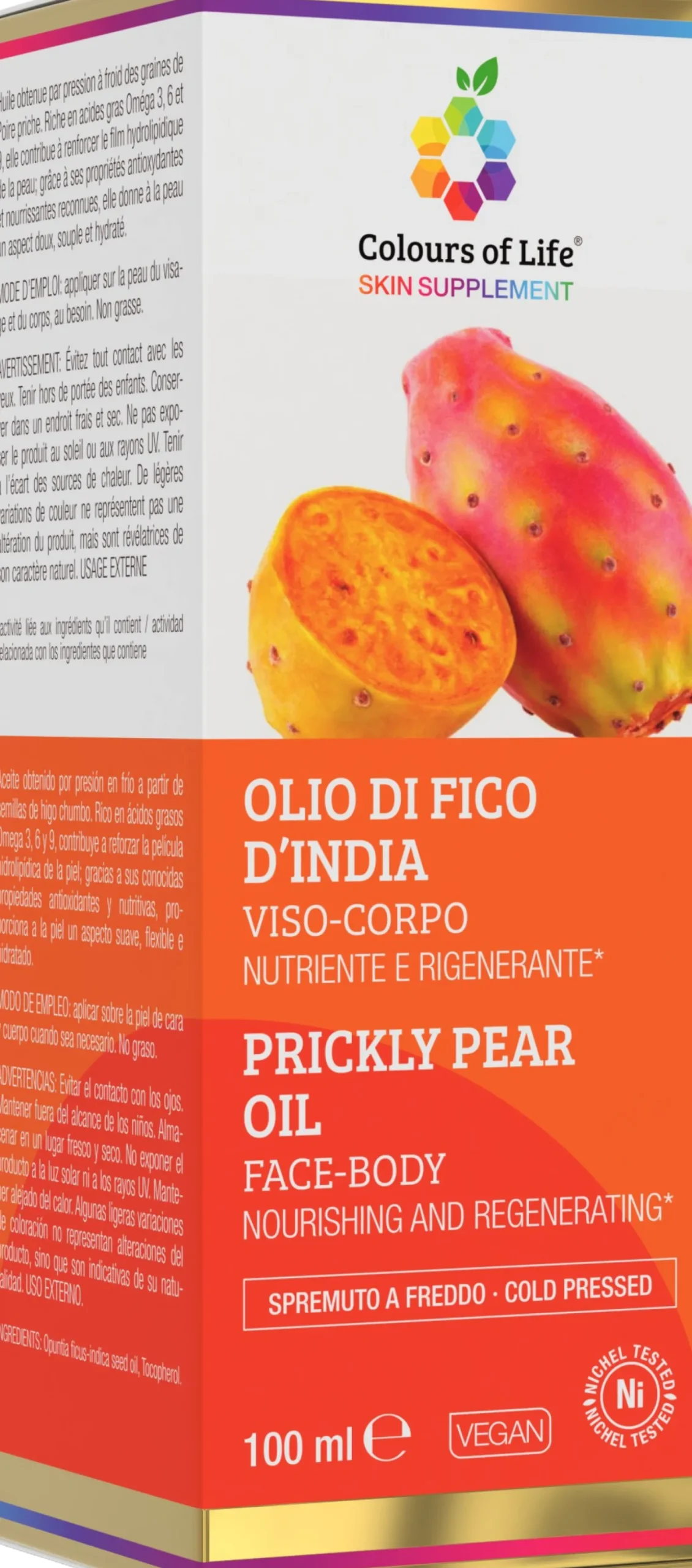 Colours of Life Olio di Fico d'India, 100 ml