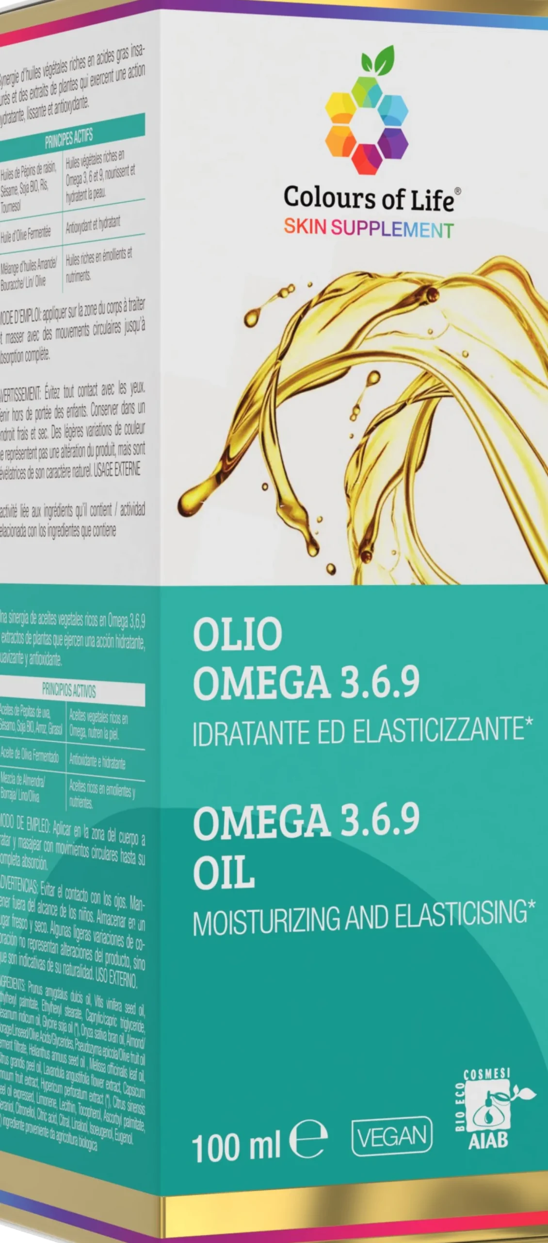Colours of Life Olio Omega 3, 6, 9, 100 ml