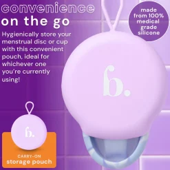 Comfyflow - Set per il Ciclo (Dischi e Coppetta), 5 pezzi