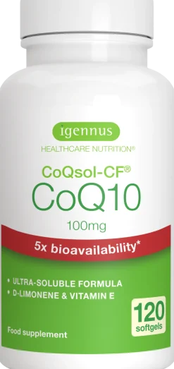 CoQsol-CF® CoQ10, 120 softgel