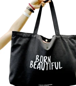 Cotton Bag BORN BEAUTIFUL XL