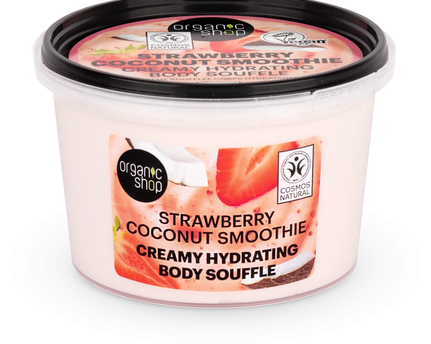 Creamy Hydrating Body Souffle Strawberry Coconut Smoothie, 250 ml