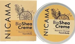 Crema al Burro di Karité Bio, Rosmarino e Arancia, 50 ml