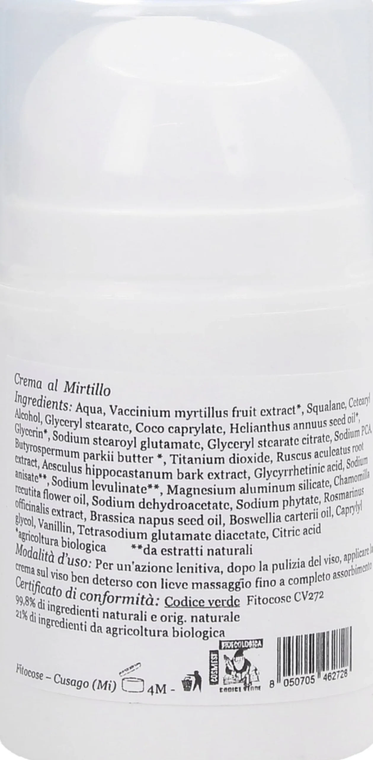 Crema al Mirtillo, 50 ml