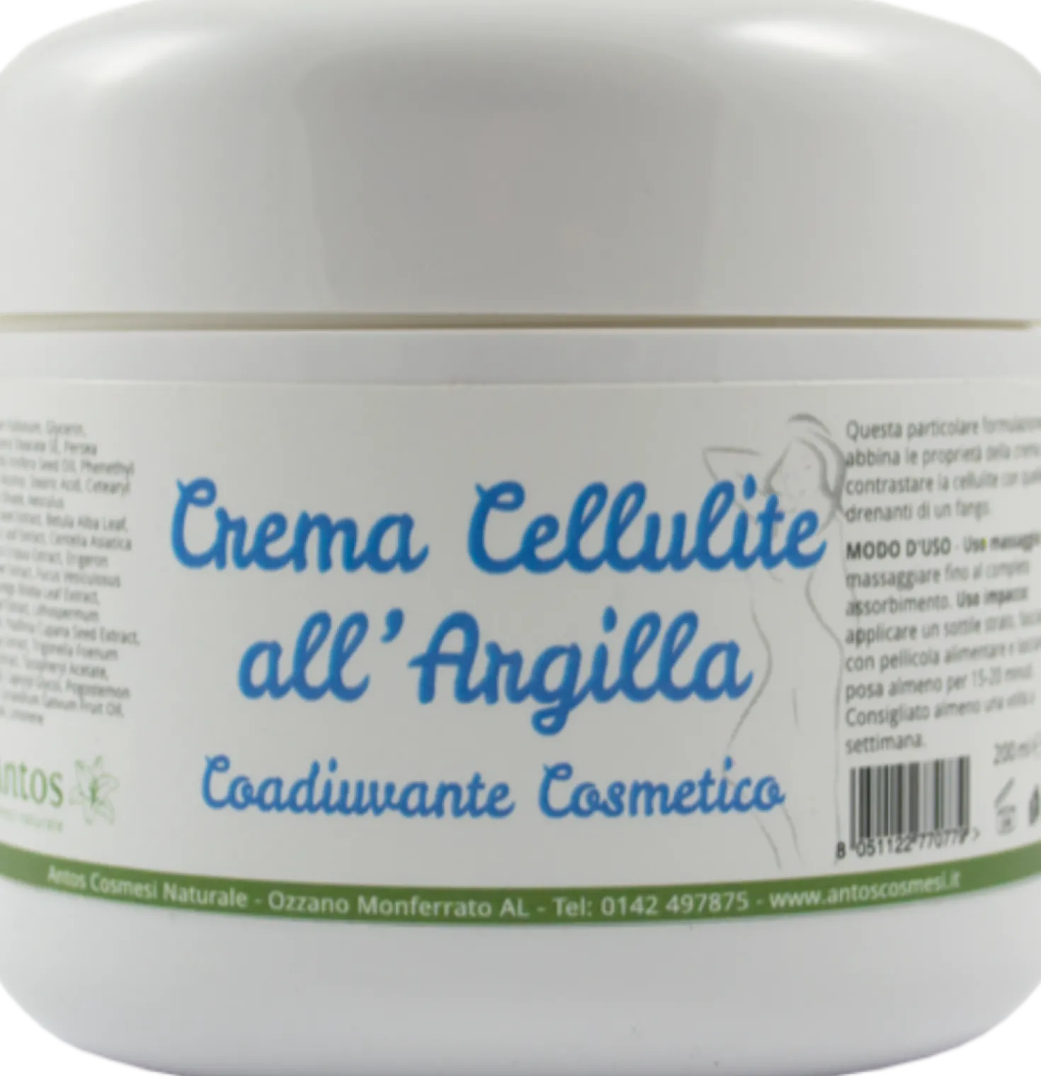 Crema Cellulite all'Argilla, 200 ml