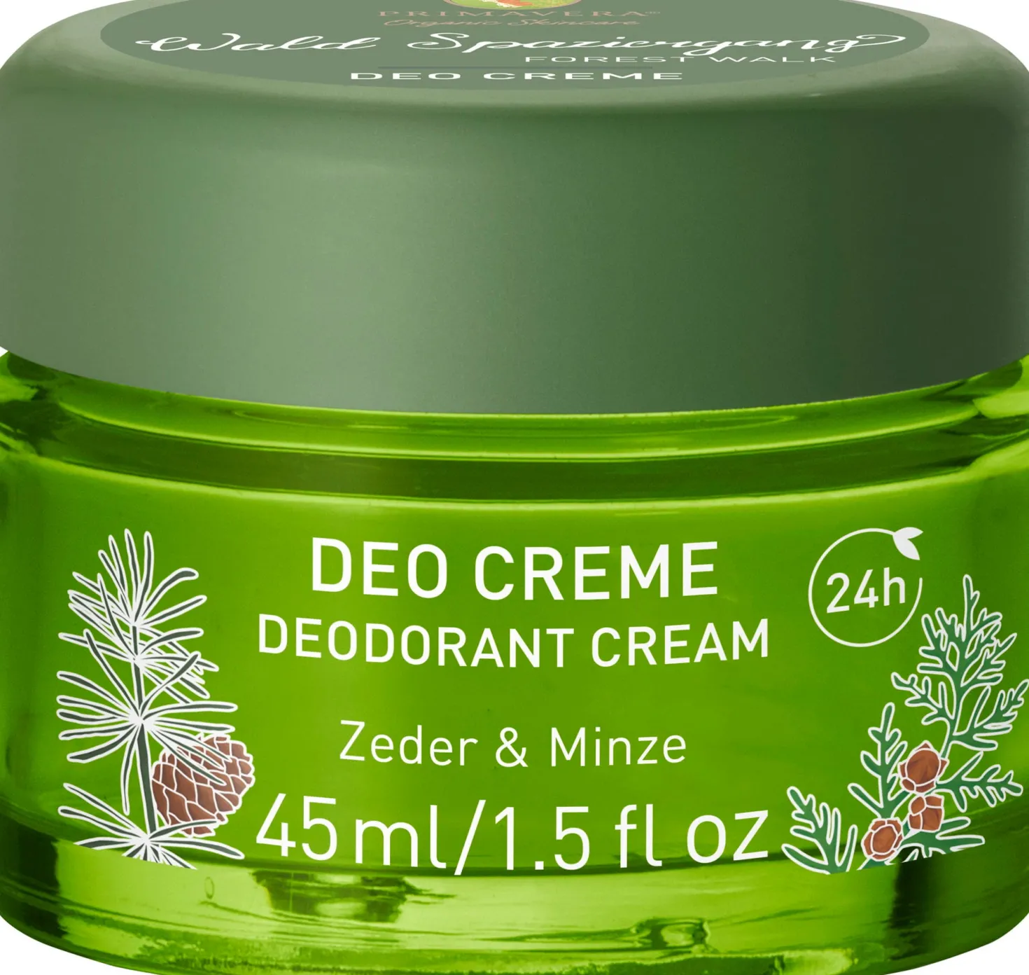 Crema Deodorante - Passeggiata nel Bosco, 45 ml