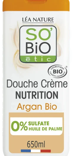 Crema Doccia Nutriente all'Olio di Argan, 650 ml