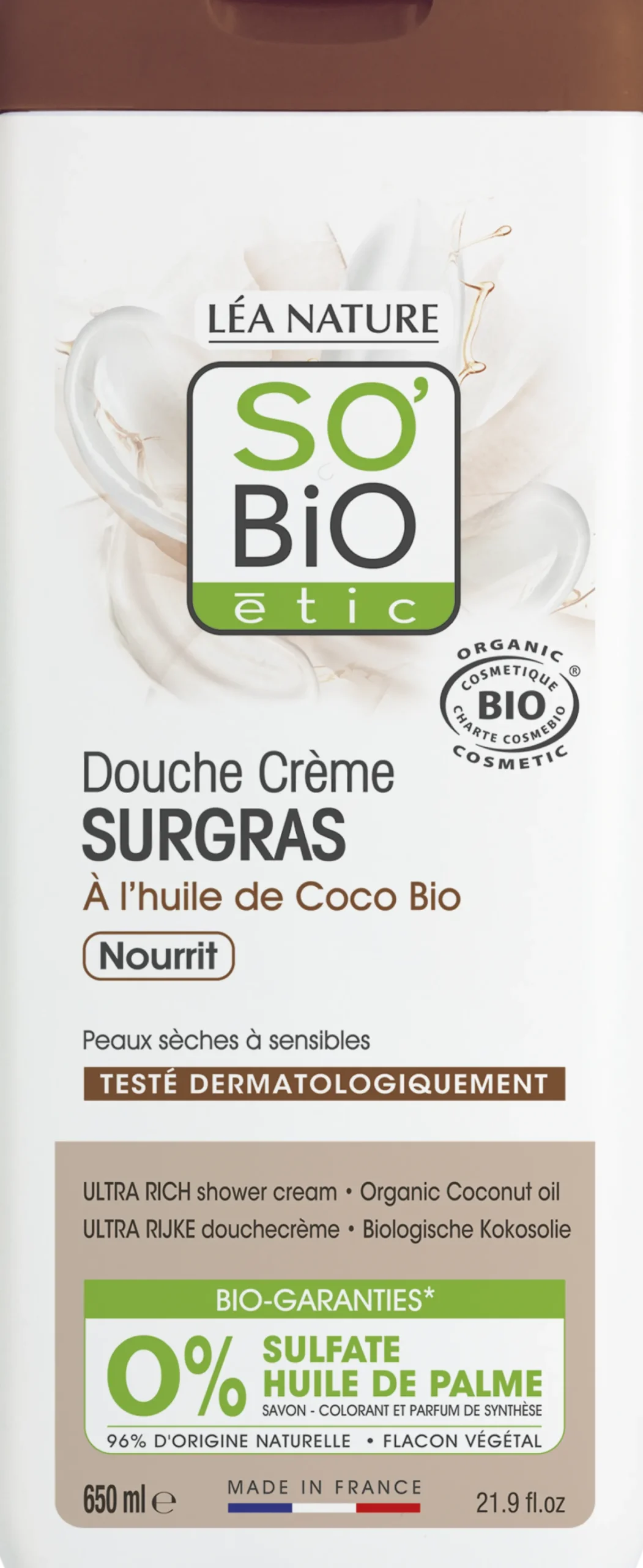 Crema Doccia Ultra Ricca al Cocco, 650 ml